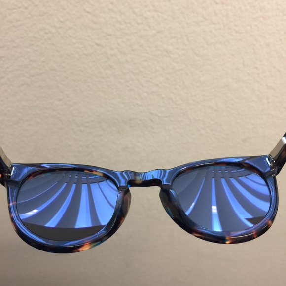 Geek Deep Tortoise Sunglasses in Blue- MISC060 - Picture 4 of 5